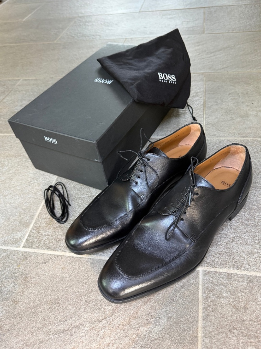 Hugo Boss Portland Leather Derby Made in Italy